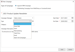 Custom campaign